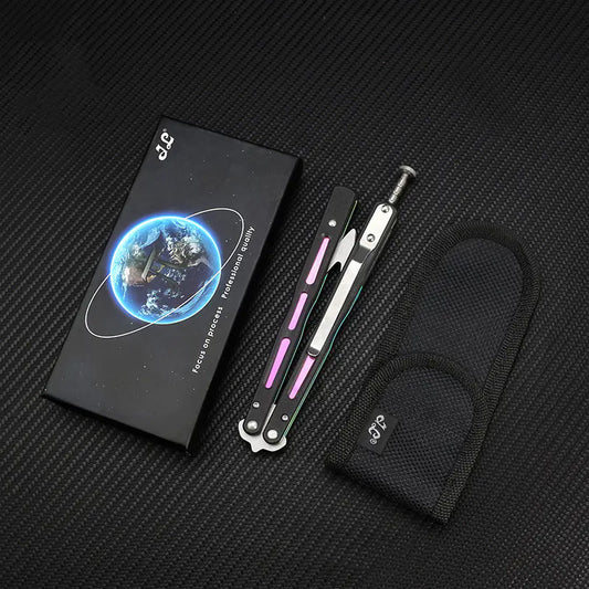 Summit Steel - Bearing Version Butterfly Knife with G10 Handle